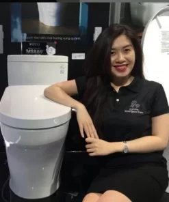 Bồn Cầu TOTO MS889DRE2#XW 1 Khối Nắp Rửa Cơ TCW07S - 15