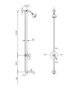 Vòi Sen Tắm INAX BFV-28S Âm Tường - 9