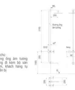 Vòi Sen Tắm INAX BFV-81SEW Âm Tường - 9