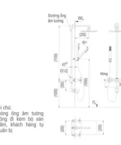 Vòi Sen Tắm INAX BFV-81SEHW Âm Tường - 10 Vòi Sen Tắm INAX BFV-81SEHW Âm Tường - 9