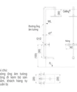 Vòi Sen Tắm INAX BFV-81SEC Âm Tường - 10 Vòi Sen Tắm INAX BFV-81SEC Âm Tường - 9