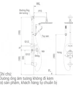 Vòi Sen Tắm INAX BFV-71SEW Âm Tường - 10 Vòi Sen Tắm INAX BFV-71SEW Âm Tường - 9