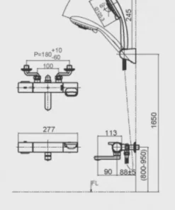 Vòi Sen Tắm INAX BFV-7145T-3C Nhiệt Độ - 10 Vòi Sen Tắm INAX BFV-7145T-3C Nhiệt Độ - 9
