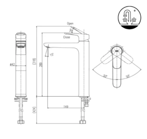 Vòi Lavabo INAX LFV-22S Lạnh - 5