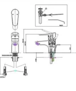 Vòi Lavabo INAX LFV-1002S Nóng Lạnh - 9