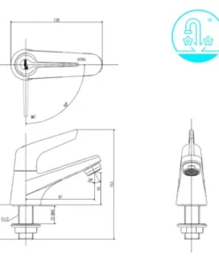 Vòi Lavabo INAX LFV-17 Lạnh - 9