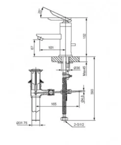 Vòi Sen Tắm INAX BFV-4000S Tay Sen Mạ Nóng Lạnh - 10 Vòi Sen Tắm INAX BFV-4000S Tay Sen Mạ Nóng Lạnh - 9