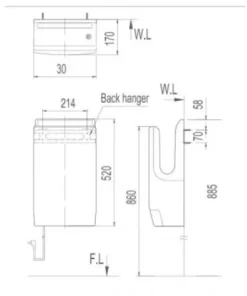 Máy Sấy Tay INAX JT-1000 Dùng Điện 220V - 10 Máy Sấy Tay INAX JT-1000 Dùng Điện 220V - 9