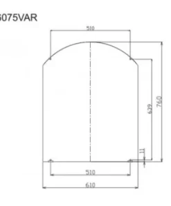Gương Tráng Bạc INAX KF-6075VAR Phòng Tắm - 9