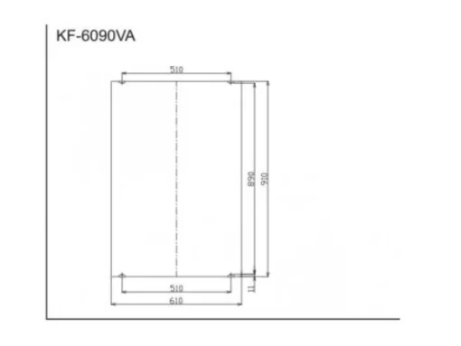 Gương Tráng Bạc INAX KF-6090VA Phòng Tắm - 5