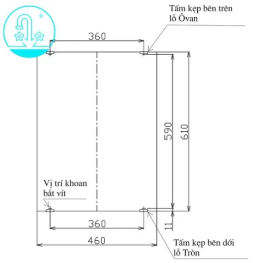 Gương Tráng Bạc INAX KF-4560VA Phòng Tắm - 5