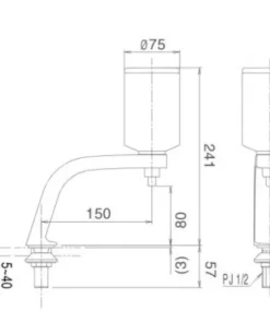 Hộp Xà Phòng INAX KF-24FL Đặt Bàn - 9