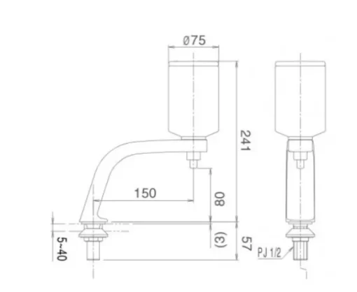 Hộp Xà Phòng INAX KF-24FL Đặt Bàn - 5