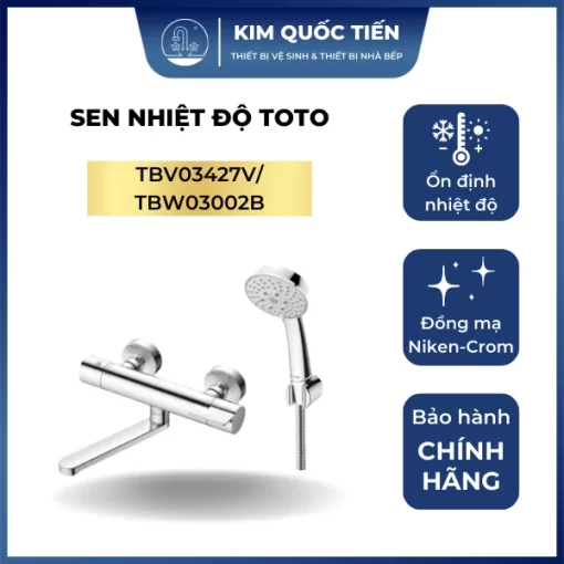 Sen Tắm TOTO TBV03427V/TBW03002B Nhiệt Độ - 5