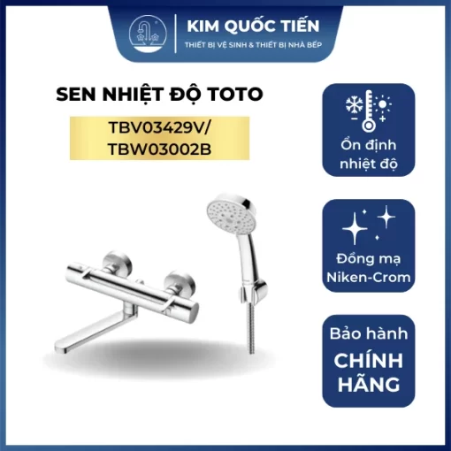 Sen Tắm TOTO TBV03429V/TBW03002B Nhiệt Độ - 5