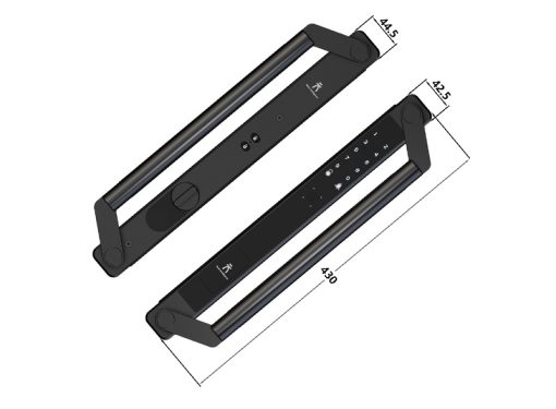Khóa cửa đại sảnh Demax SL908 GS Lux App Wifi - 3