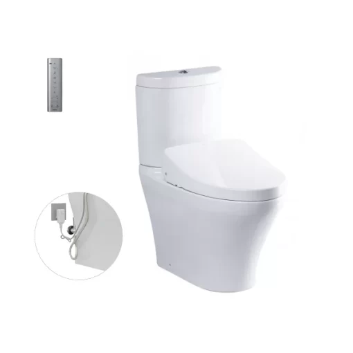 Bồn Cầu Điện Tử TOTO CS818DW11#XW Kèm Nắp Rửa Điện Tử WASHLET Dòng S7 – TCF4911Z (220V) - 1
