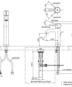 Vòi Lavabo TOTO TLS02305V Gật Gù Nóng Lạnh LN - 10 Vòi Lavabo TOTO TLS02305V Gật Gù Nóng Lạnh LN - 9