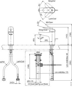 Vòi Lavabo TOTO TLS04301V Gật Gù Nóng Lạnh LF - 10 Vòi Lavabo TOTO TLS04301V Gật Gù Nóng Lạnh LF - 9