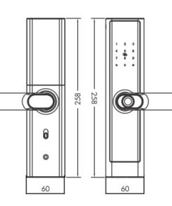 KHÓA VÂN TAY KASSLER KL656 GRAY - 6 KASSLER KL656 GRAY