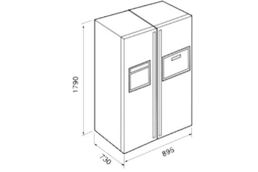 Tủ Lạnh Teka NFD 680 Black 40666681 - 3