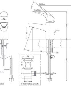 Vòi Lavabo TOTO TVLM105CR Gật Gù Nóng Lạnh CRES - 10 Vòi Lavabo TOTO TVLM105CR Gật Gù Nóng Lạnh CRES - 9