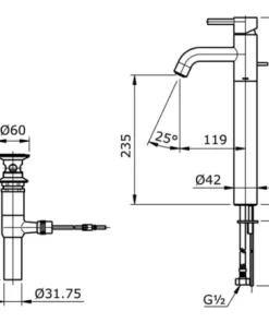 Vòi Lavabo TOTO TX116LESN Gật Gù Nóng Lạnh EGO-II - 9