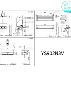 Bộ Phụ Kiện TOTO YS902N3V 3 Món - 9