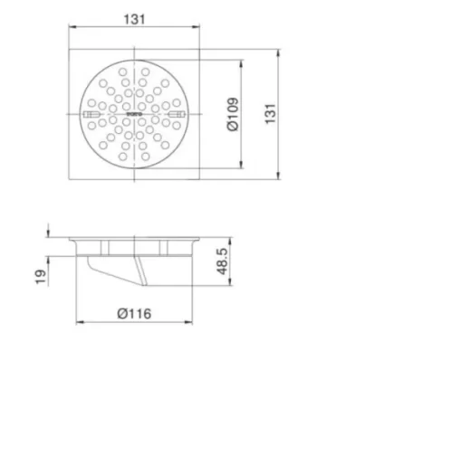 Phễu Thoát Sàn TOTO TX1CV2 - 5