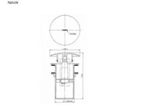 Bộ Xả Nhấn Lavabo TOTO T6JV2N - 5