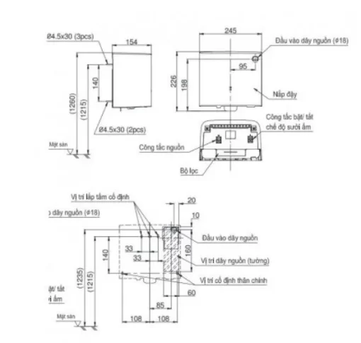 Máy Sấy Tay TOTO TYC322M Tốc Độ Cao - 5