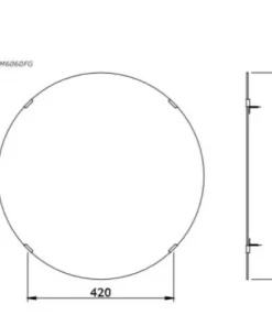 Gương Phòng Tắm TOTO YM6060FG Chống Mốc - 9