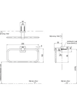 Vòng Treo Khăn TOTO YTT408V - 9