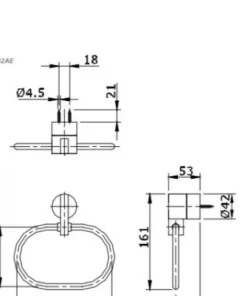 Vòng Treo Khăn TOTO TX702AE - 9