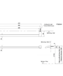 Thanh Vắt Khăn TOTO YT903S4V - 9