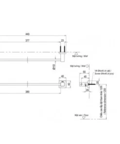 Thanh Vắt Khăn TOTO YT408S4RV - 10 Thanh Vắt Khăn TOTO YT408S4RV - 9