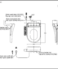 Nắp Rửa Điện Tử Washlet TOTO TCF33370GAA#NW1 Dòng S2 - 10 Nắp Rửa Điện Tử Washlet TOTO TCF33370GAA#NW1 Dòng S2 - 9