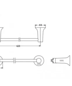 Thanh Vắt Khăn TOTO DSB01 - 9