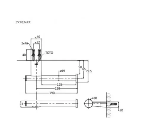 Hộp Đựng Giấy Vệ Sinh TOTO TX703ARR - 5
