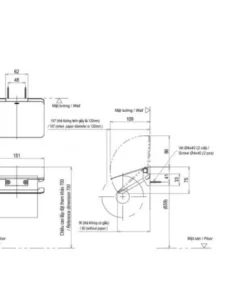 Móc Treo Giấy Vệ Sinh TOTO YH902V - 9