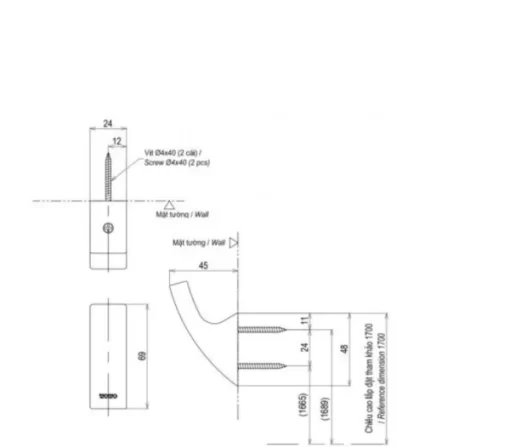 Móc Áo TOTO YRH903V - 5