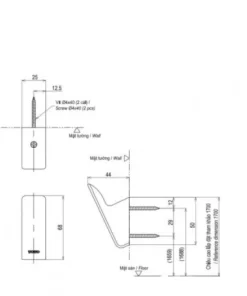 Móc Áo TOTO YRH902V - 10 Móc Áo TOTO YRH902V - 9