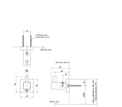 Móc Áo TOTO YRH408V - 5