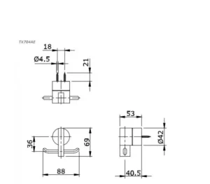 Móc Áo TOTO TX704AE - 9