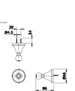 Móc Áo TOTO TX704AC - 9