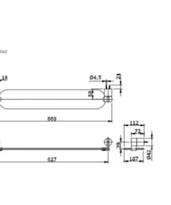 Kệ Kính TOTO TX705AE - 10 Kệ Kính TOTO TX705AE - 9