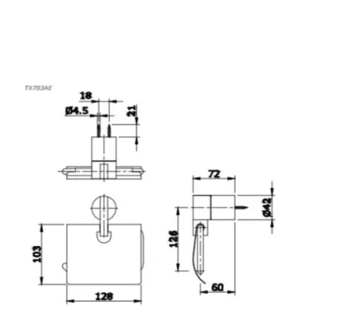 Hộp Đựng Giấy Vệ Sinh TOTO TX703AE - 5