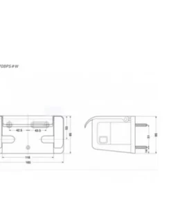 Hộp Đựng Giấy Vệ Sinh TOTO DS708PS#W - 9