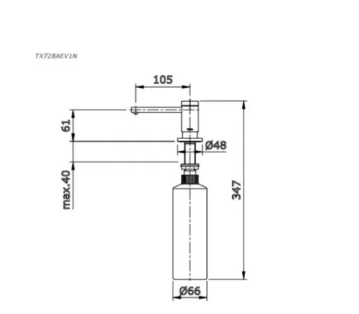 Hộp Xà Phòng TOTO TX728AEV1Z Gắn Chậu - 5