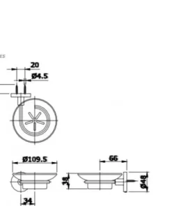 Giá Đựng Xà Bông TOTO TX706AES - 9
